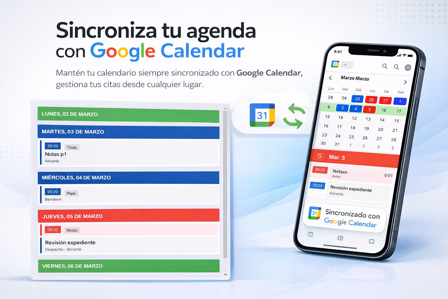 Agenda profesional GestorLEX