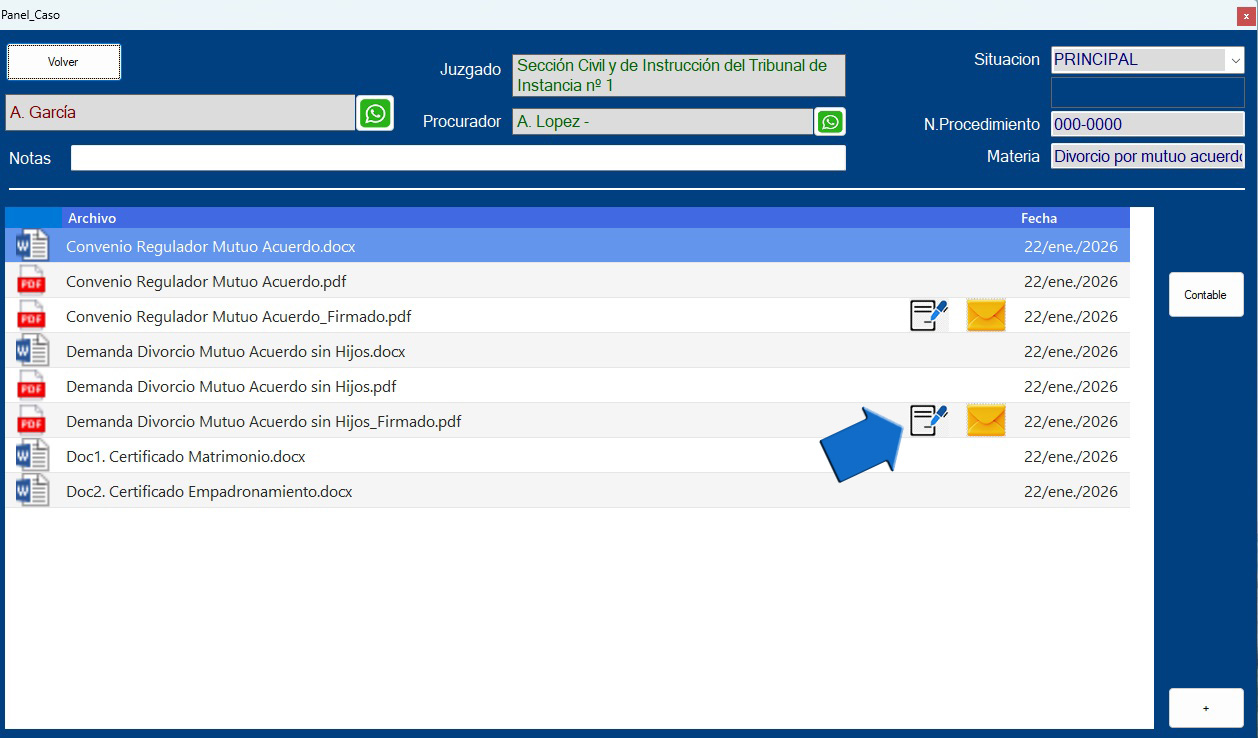 Firma automática GestorLEX