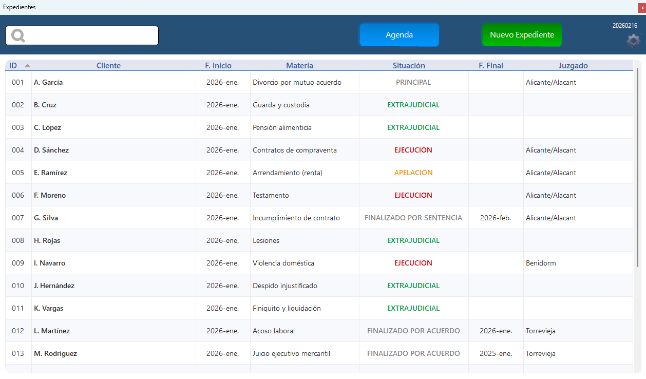 Búsqueda avanzada en GestorLEX